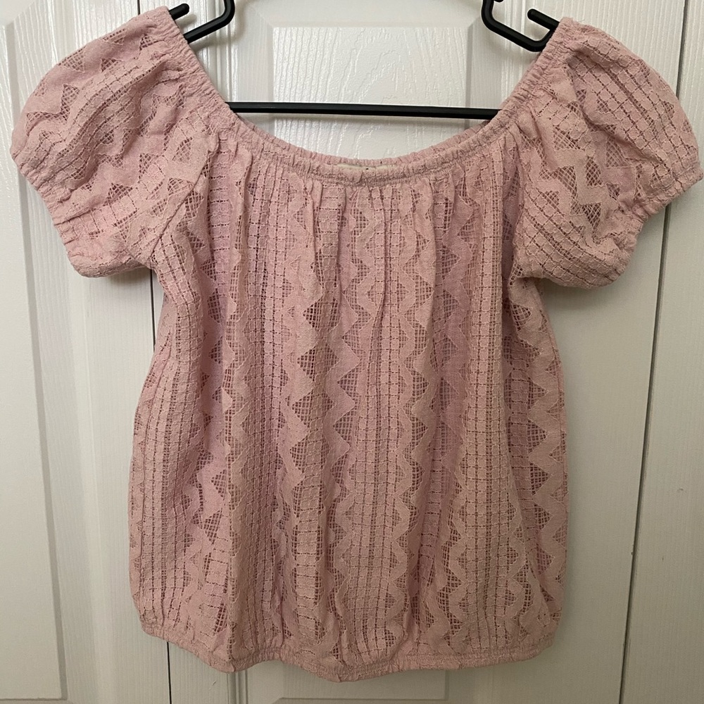 Cute off shoulder top